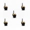 Service Caster 2 Inch Windsor Antique Ball Caster - 7/16 Inch Grip Ring Stem - SCC, 5PK SCC-GR01S20-DCS-WA-71678-5 - alternate 1